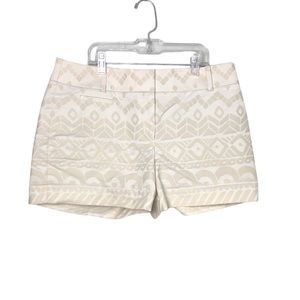 Loft The Riviera Short Cream Pattern Size 6